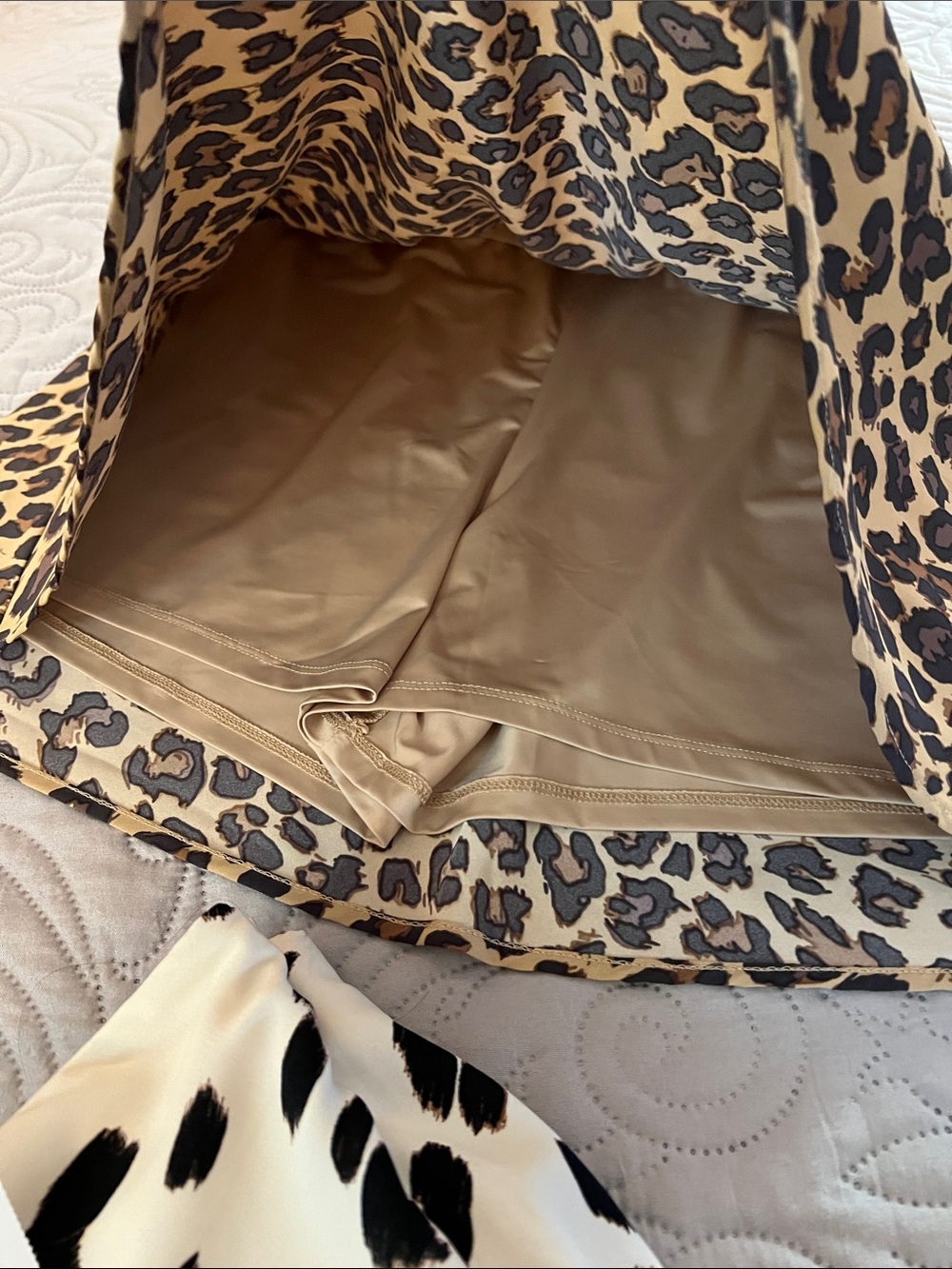 NWT! Abercrombie & Fitch Animal/Leopard Print Mini Skort  Bundle - Picture 4 of 5